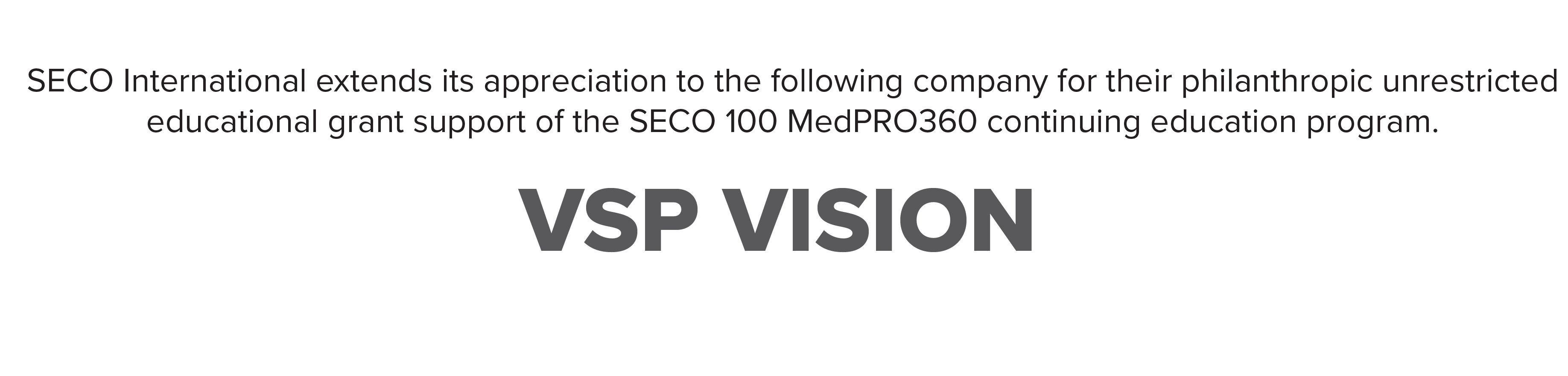 SECO 100 Grantor MedPro